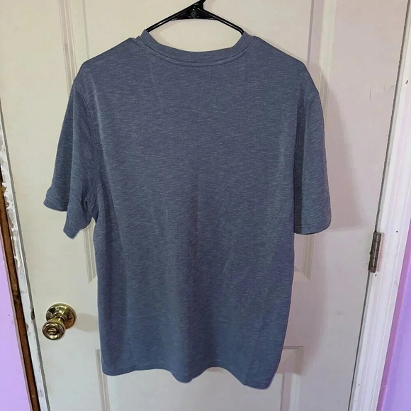 Tommy Bahama Tee Shirt Men’s Embroidered Logo Preppy Casual Slate Blue Sz L - Picture 3 of 7